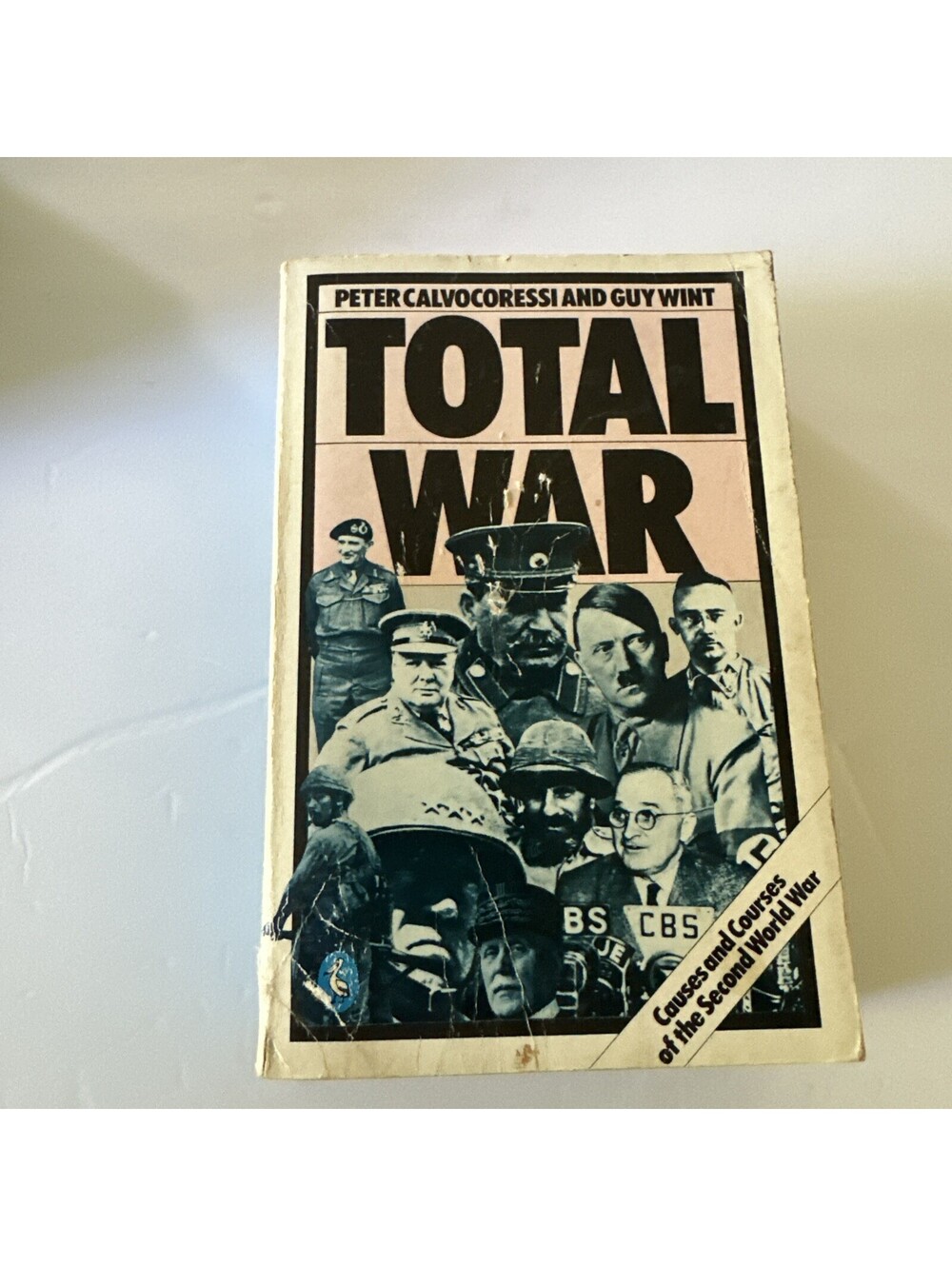 VINTAGE WAR BOOK TOTAL WAR CAUSES AND COURSES WW2 - Military History